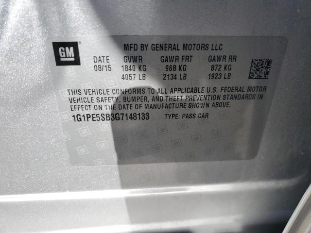 2016 CHEVROLET CRUZE LIMI 1G1PE5SB3G7148133
