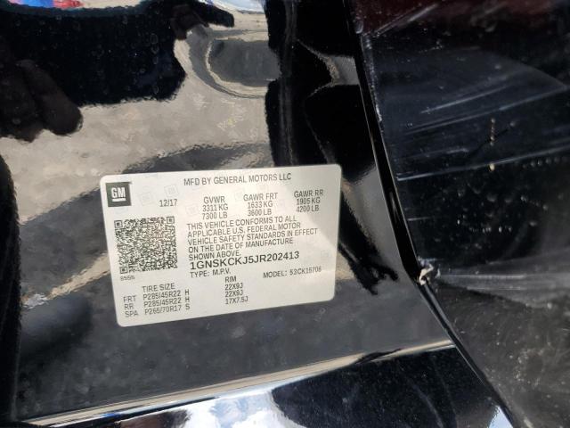 2018 CHEVROLET TAHOE K1500 PREMIER 1GNSKCKJ5JR202413