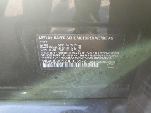 2018 BMW M550XI WBAJB9C52JB035572
