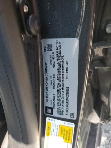 2021 CHEVROLET SPARK 1LT KL8CD6SAXMC216252