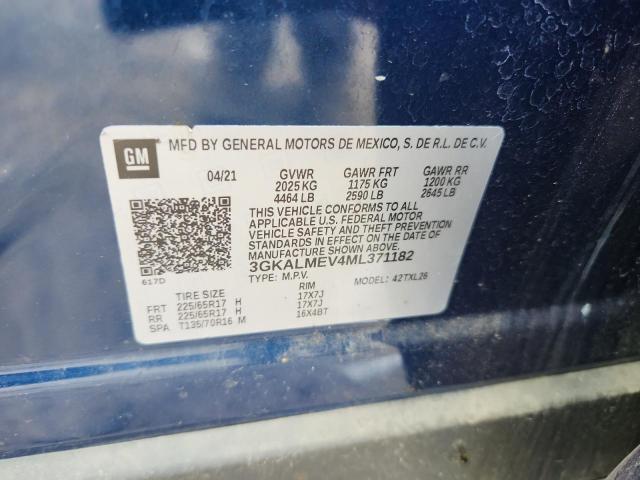 2021 GMC TERRAIN SL 3GKALMEV4ML371182