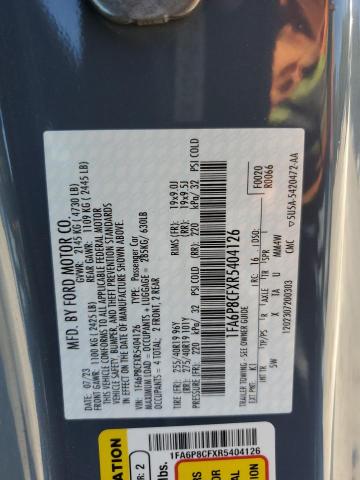 2024 FORD MUSTANG GT - 1FA6P8CFXR5404126