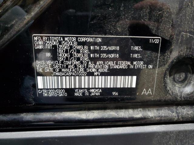 2023 TOYOTA BZ4X XLE JTMABACA8PA010322