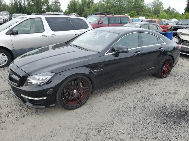 MERCEDES-BENZ CLK63 AMG 2012 black  gas WDDLJ7EB1CA016869 photo #1