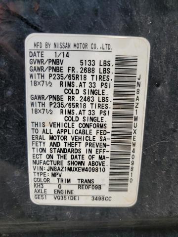 2014 NISSAN MURANO S - JN8AZ1MUXEW409810