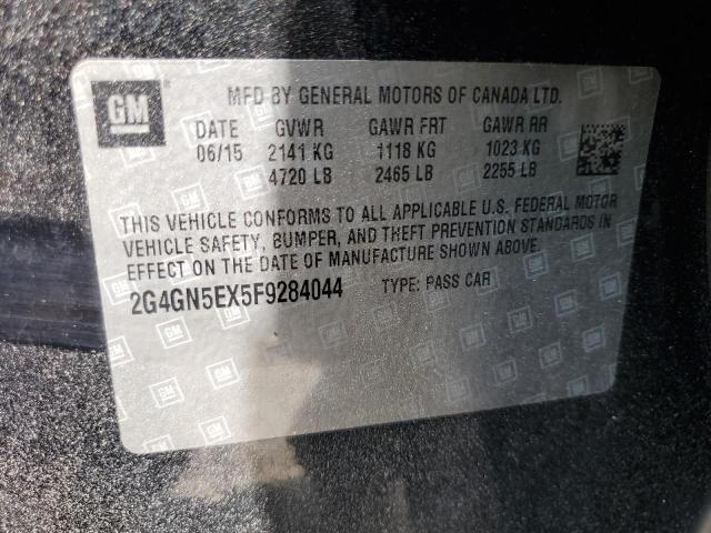 2015 BUICK REGAL PREM 2G4GN5EX5F9284044