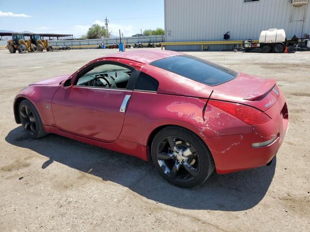 NISSAN 350Z COUPE 2006 red  gas JN1AZ34D66M310490 photo #3