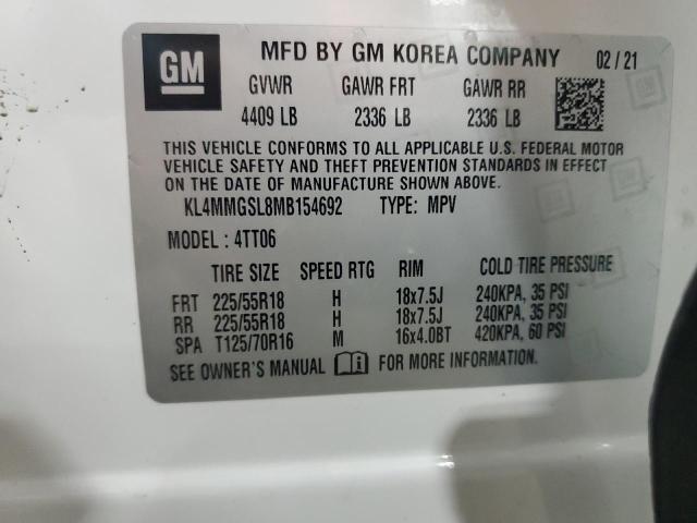 2021 BUICK ENCORE GX - KL4MMGSL8MB154692