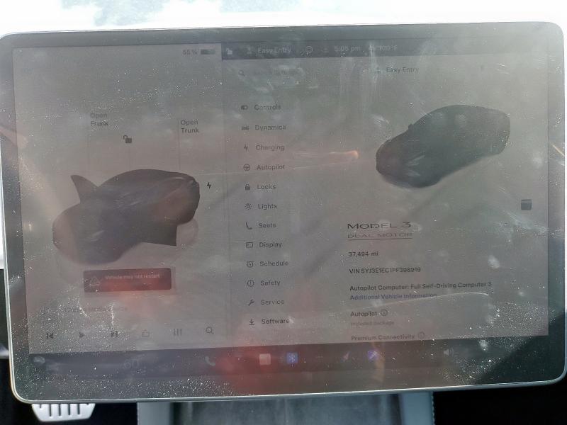 2023 TESLA MODEL 3 5YJ3E1EC1PF398919