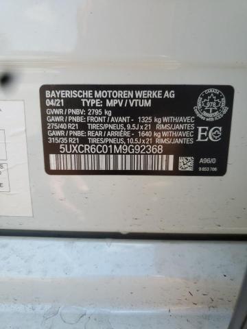 2021 BMW X5 XDRIVE4 - 5UXCR6C01M9G92368
