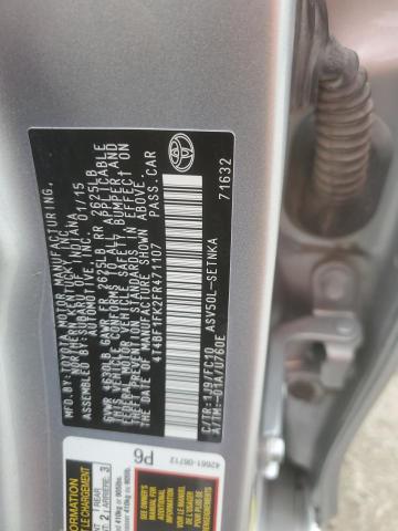 2015 TOYOTA CAMRY LE - 4T4BF1FK2FR471107