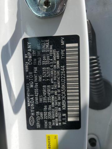 2019 HYUNDAI KONA LIMIT KM8K3CA58KU222644