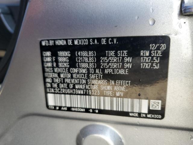 2021 HONDA HR-V LX 3CZRU6H39MM719323