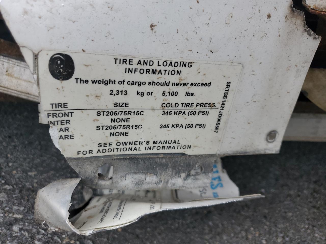 Lot #3280553134 2018 LARK UNKNOWN