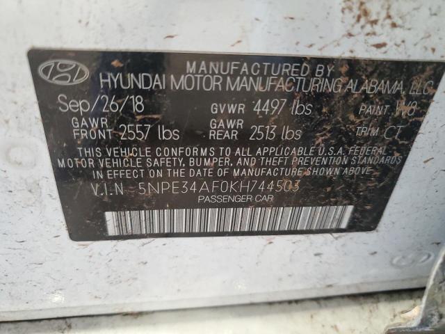 2019 HYUNDAI SONATA LIM - 5NPE34AF0KH744503