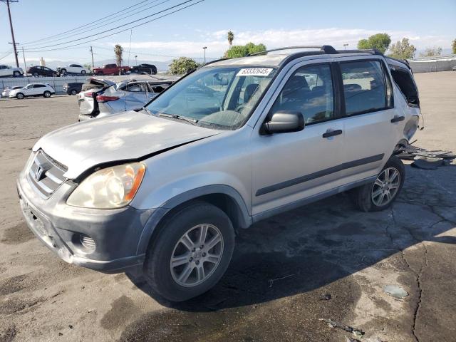 HONDA CR-V LX 2005 silver 4dr spor gas JHLRD68535C021044 photo #1