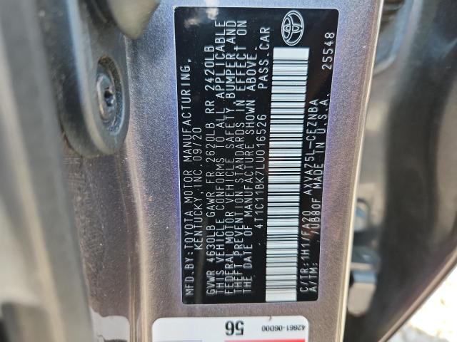 2020 TOYOTA CAMRY LE - 4T1C11BK7LU016526