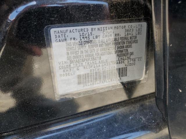 2015 NISSAN SENTRA S 3N1AB7APXFL684718