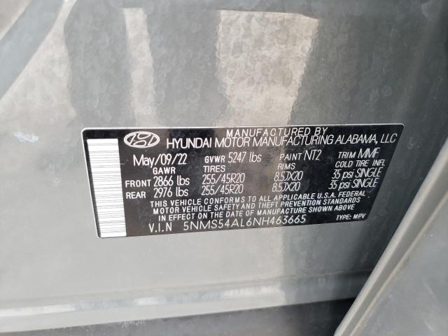 2022 HYUNDAI SANTA FE C 5NMS54AL6NH463665