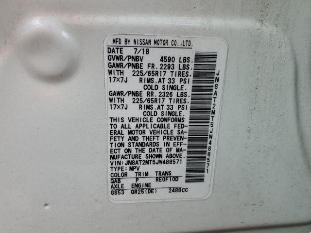 2018 NISSAN ROGUE S - JN8AT2MT5JW488571