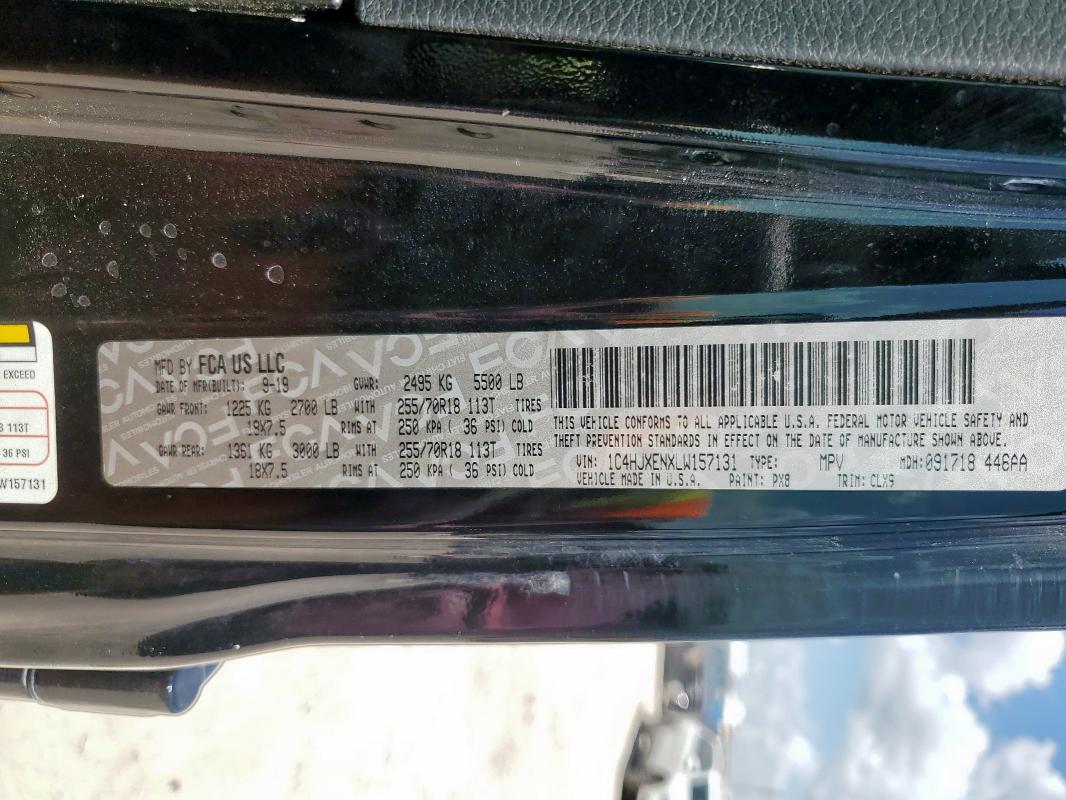 2020 JEEP WRANGLER U - 1C4HJXENXLW157131