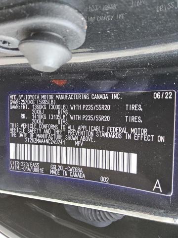 2022 LEXUS RX 350 2T2HZMAA4NC249241