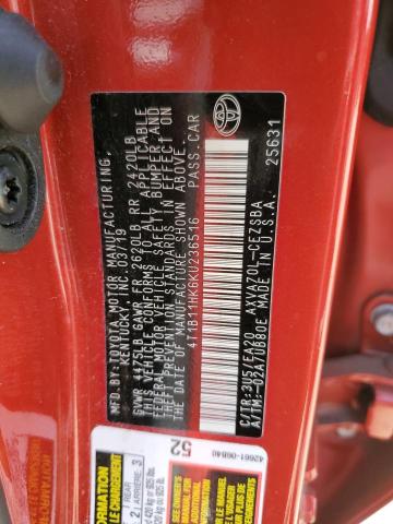 2019 TOYOTA CAMRY L - 4T1B11HK6KU236516