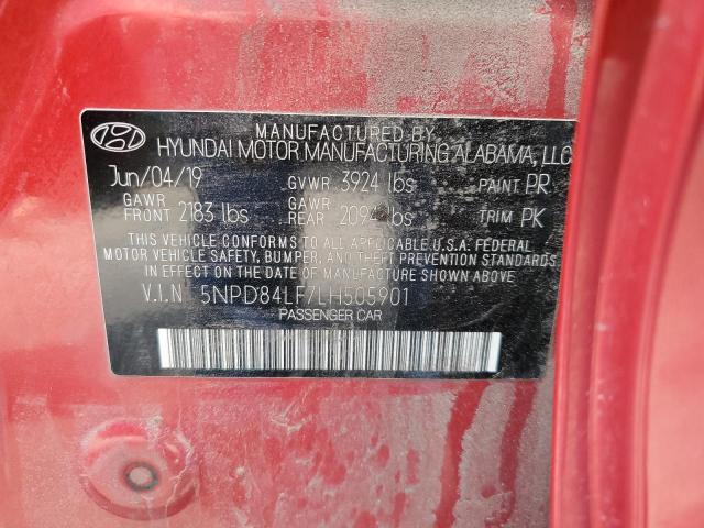 2020 HYUNDAI ELANTRA SE 5NPD84LF7LH505901