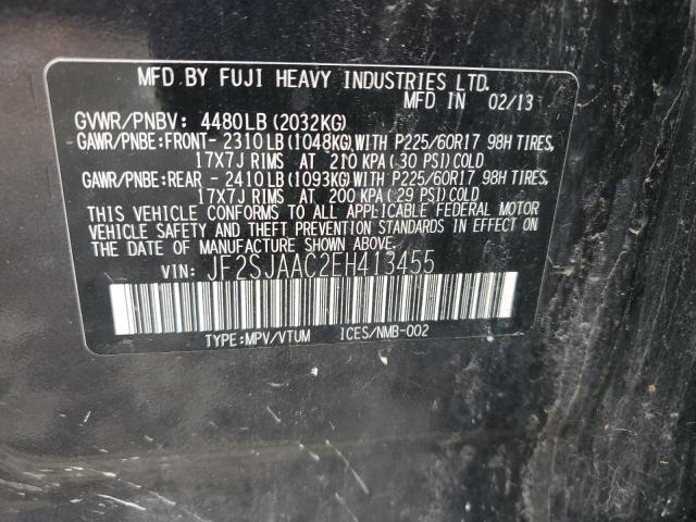 2014 SUBARU FORESTER 2.5I - JF2SJAAC2EH413455