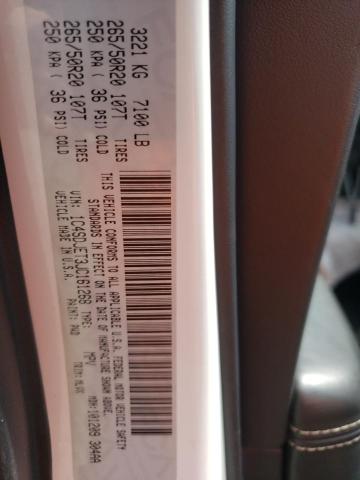 2018 DODGE DURANGO CI 1C4SDJET3JC161268