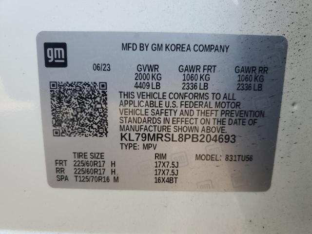 2023 CHEVROLET TRAILBLAZE KL79MRSL8PB204693
