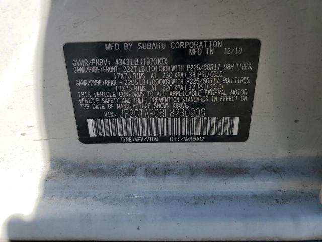 2020 SUBARU CROSSTREK JF2GTAPC8L8230906