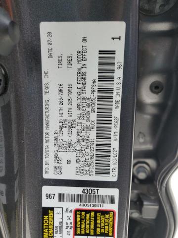 2020 TOYOTA TACOMA DOU 5TFCZ5AN6LX237811