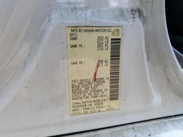 2015 NISSAN ALTIMA 2.5 1N4AL3AP5FN406267