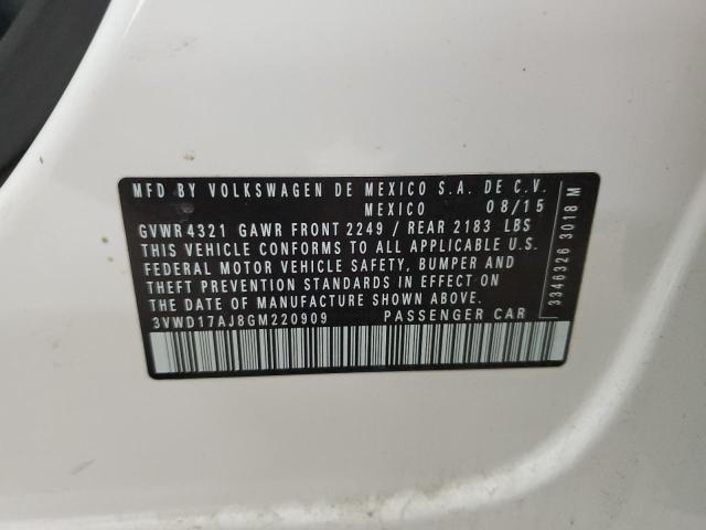 2016 VOLKSWAGEN JETTA SPOR #3304561436