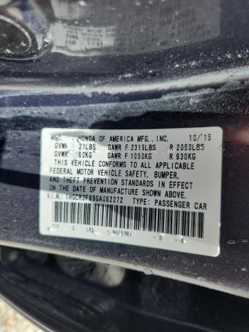 2016 HONDA ACCORD EXL - 1HGCR2F89GA062272