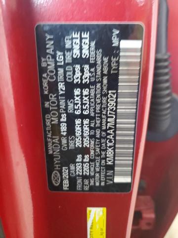 2021 HYUNDAI KONA SE KM8K1CAA7MU739021