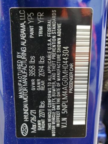 2021 HYUNDAI ELANTRA SE - 5NPLM4AG0MH044304