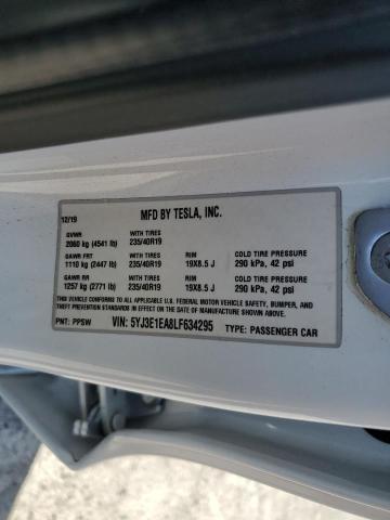 2020 TESLA MODEL 3 5YJ3E1EA8LF634295