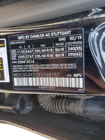 2019 MERCEDES-BENZ GLC 300 4M - WDC0G4KB2KV168157