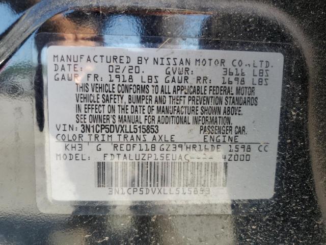 2020 NISSAN KICKS SR 3N1CP5DVXLL515853