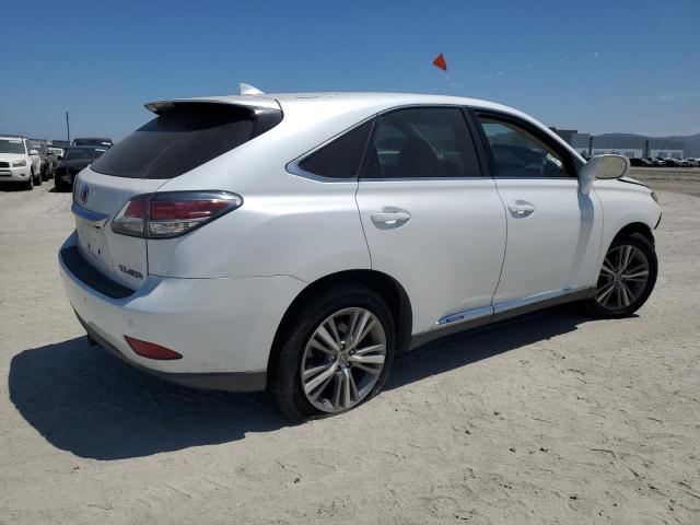 LEXUS RX 450H 2015 white 4dr spor hybrid engine 2T2ZB1BA8FC002196 photo #4