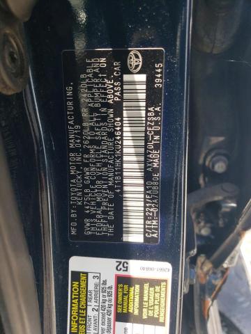 2019 TOYOTA CAMRY L 4T1B11HK1KU246404