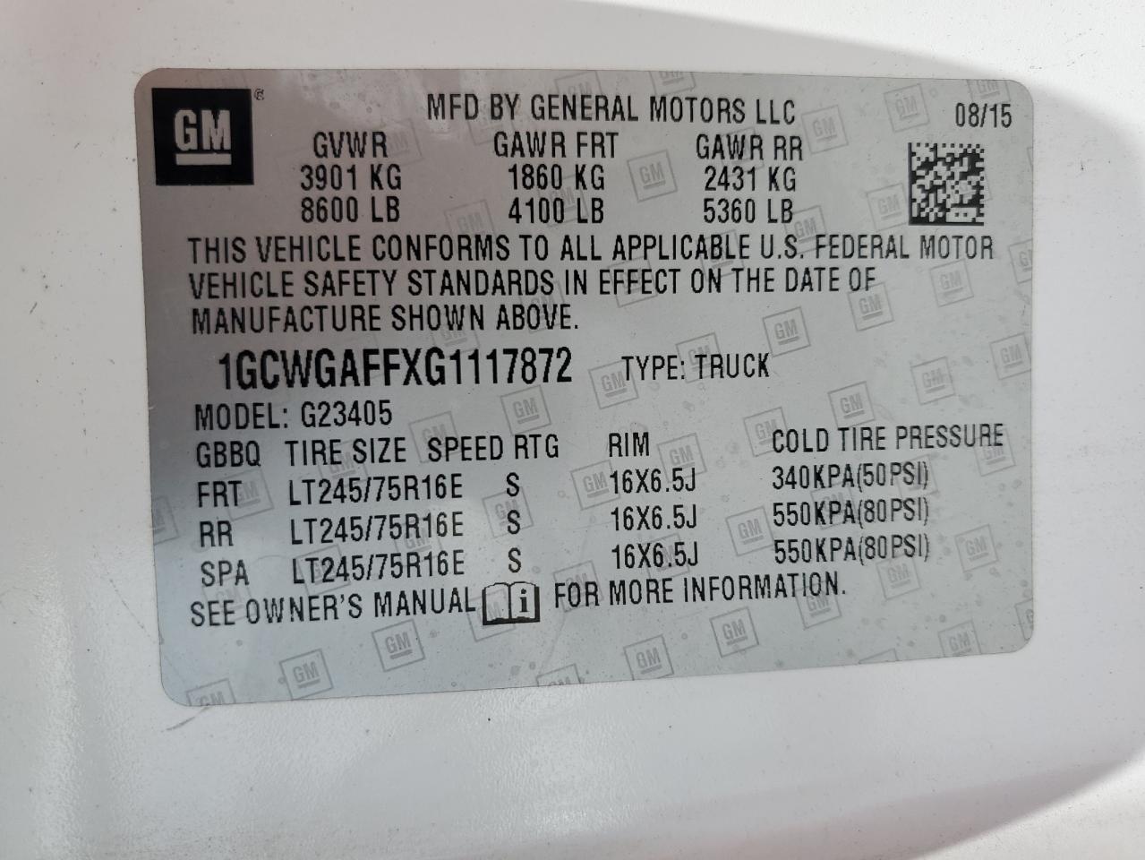 CHEVROLET EXPRESS G2