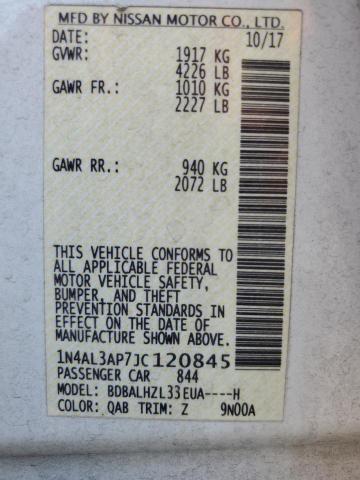 2018 NISSAN ALTIMA 2.5 - 1N4AL3AP7JC120845