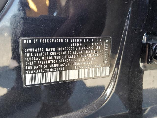 2013 VOLKSWAGEN JETTA GLI - 3VW4A7AJ7DM421759