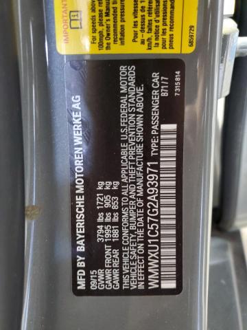 2016 MINI COOPER WMWXU1C57G2A93971