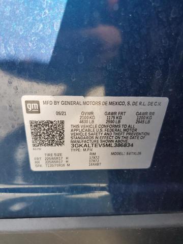 2021 GMC TERRAIN SL 3GKALTEV5ML386834