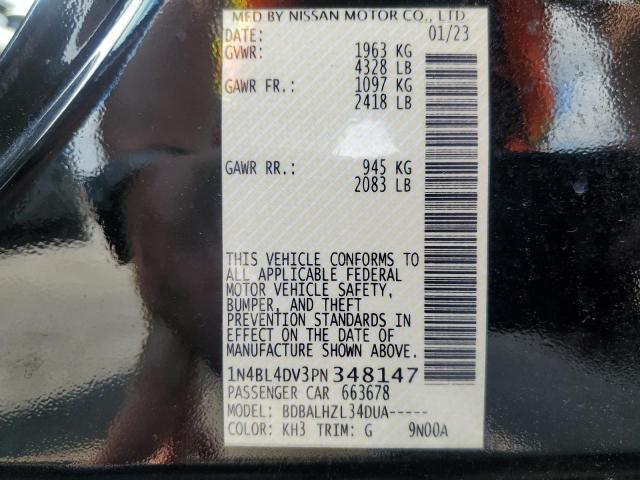 2023 NISSAN ALTIMA SV - 1N4BL4DV3PN348147