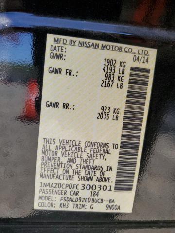 2015 NISSAN LEAF S 1N4AZ0CP0FC300301